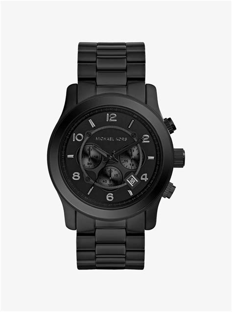 michael kors men's blake watch|Michael Kors oversized runway watch.